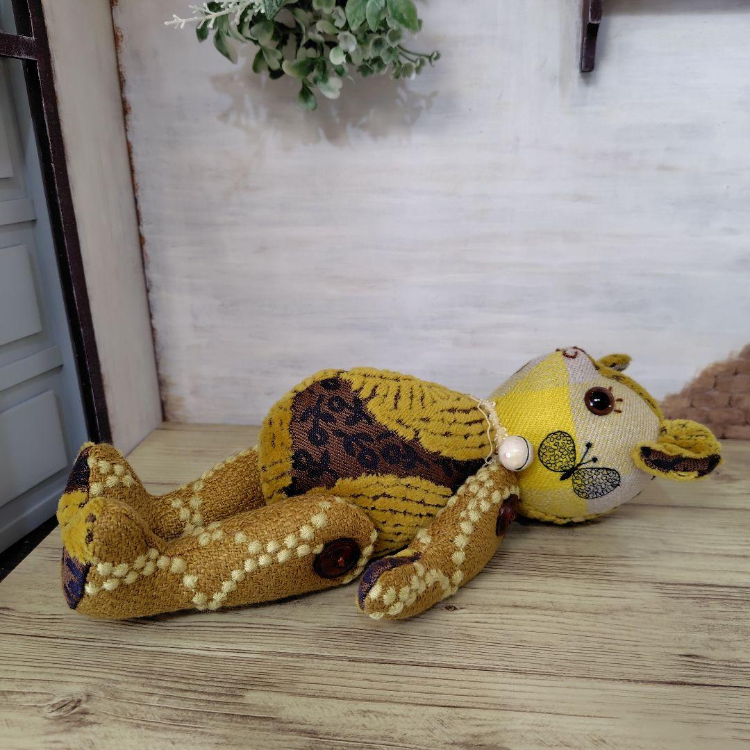 ゆ*こ様 【オークションです】ミナペルホネン＊ハンドメイド＊ぬいぐるみ＊テディベ