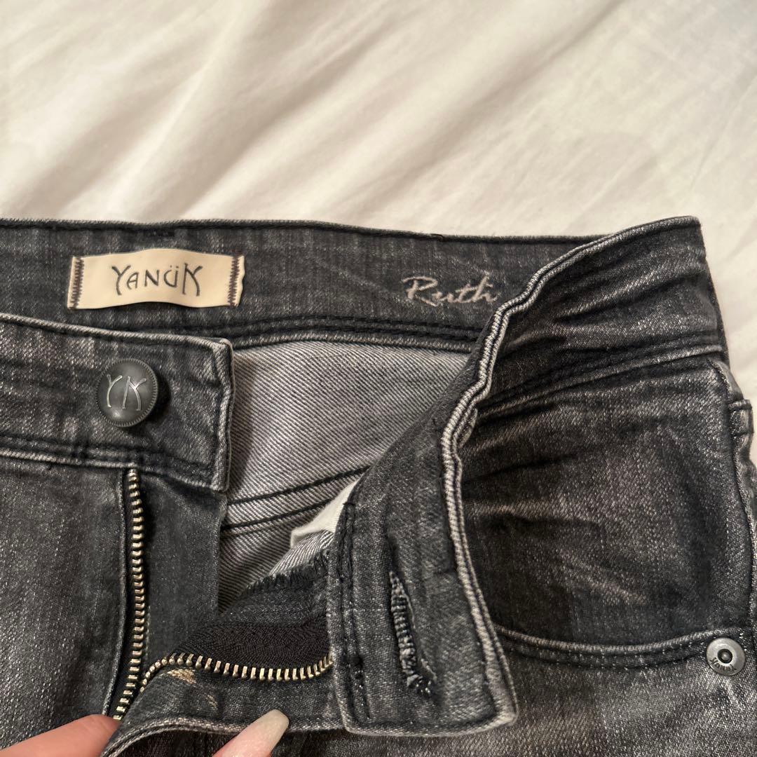 YANUK HIGH WAIST RUTH グレー 23