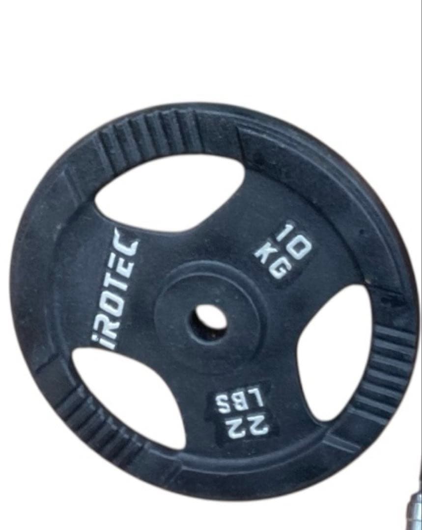 IRODEC バーベルプレート 10kg ×2