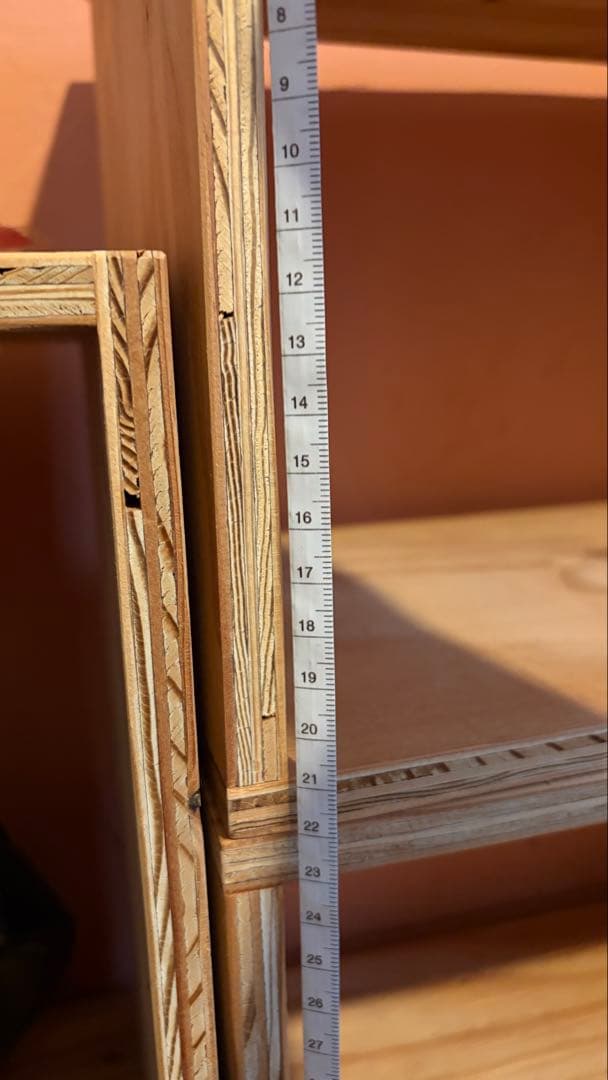 木製オープンシェルフ