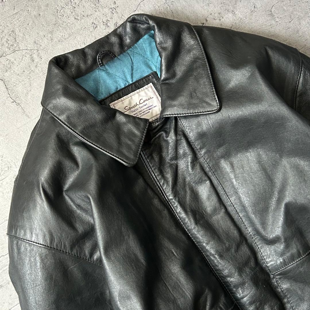 Strath Conar A-2型 leather bomber jacket