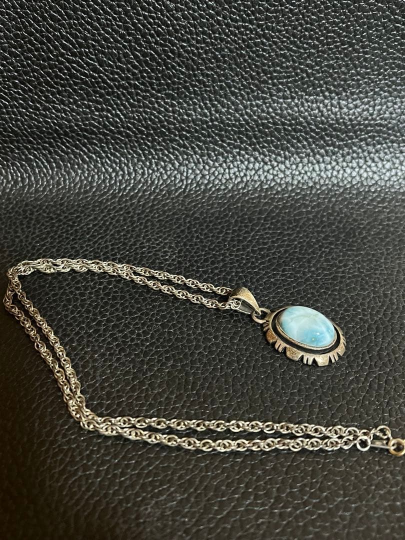 ナバホ ラリマー 925 トップ ネックレス 刻印あり