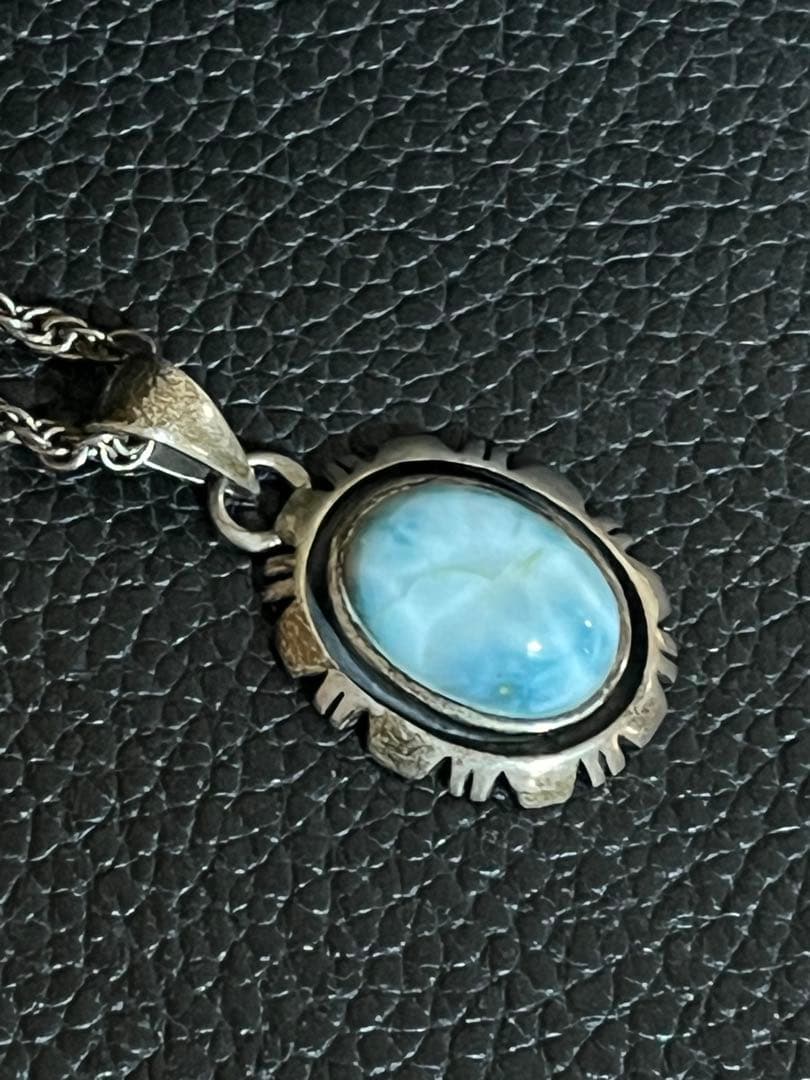 ナバホ ラリマー 925 トップ ネックレス 刻印あり