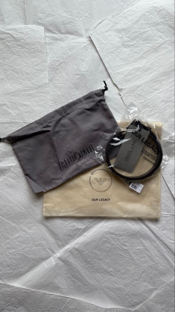 ourlegacy × ARMANI TRACCIA BELT サイズ70
