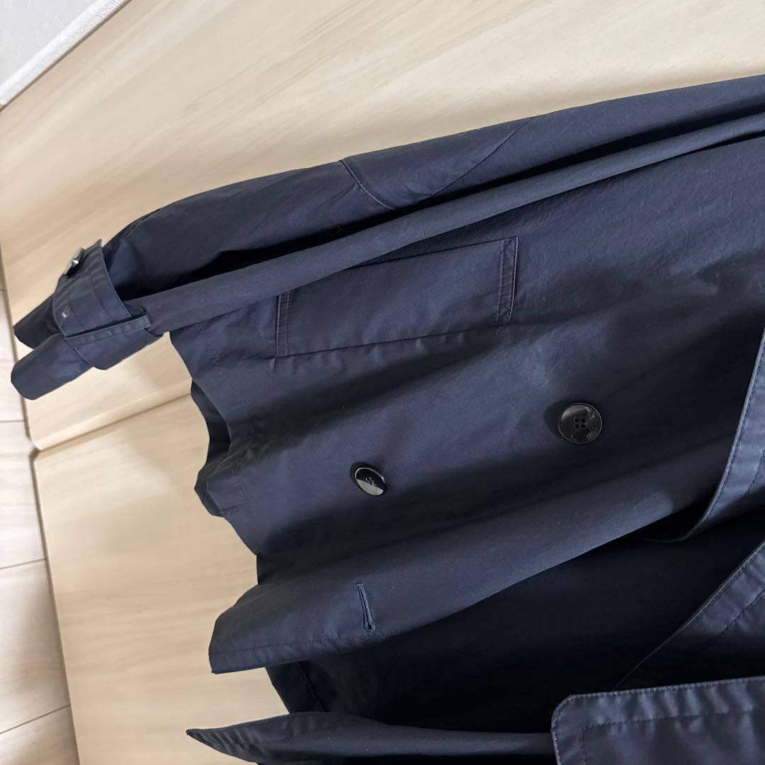 SHIPS タイプライター　ボリューム　スリーブ　ショートトレンチコート