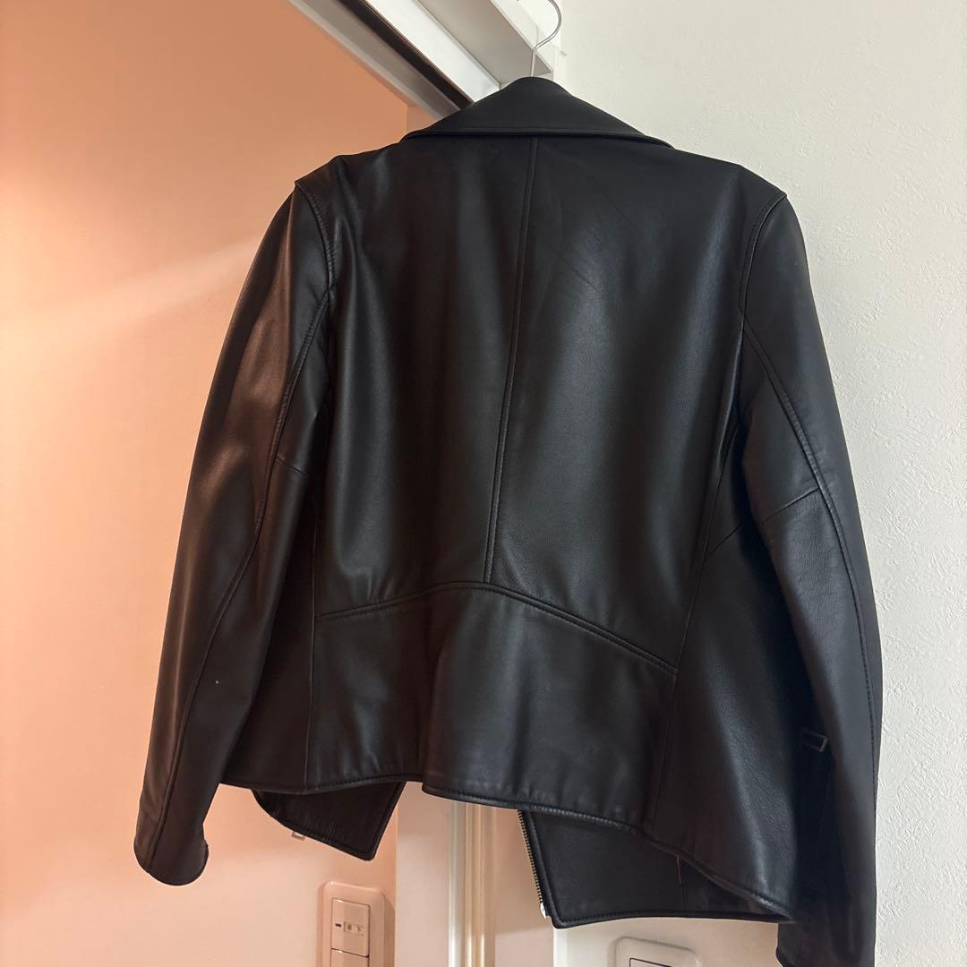 ポールスミス　レザーダブルライダースジャケット