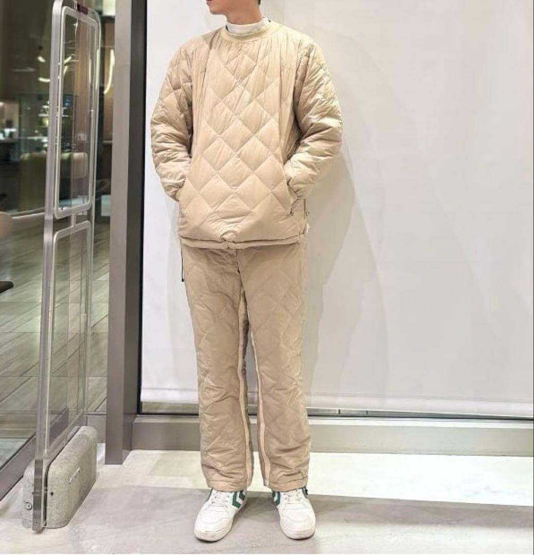 ビームスゴルフ　TAION コラボ　リバーシブル ダウン セットアップ　L