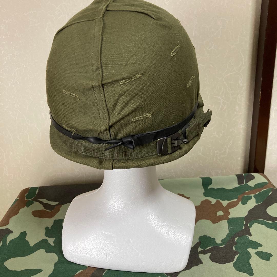米軍　M1　M2　スチールポットヘルメット ＯＤカバー付