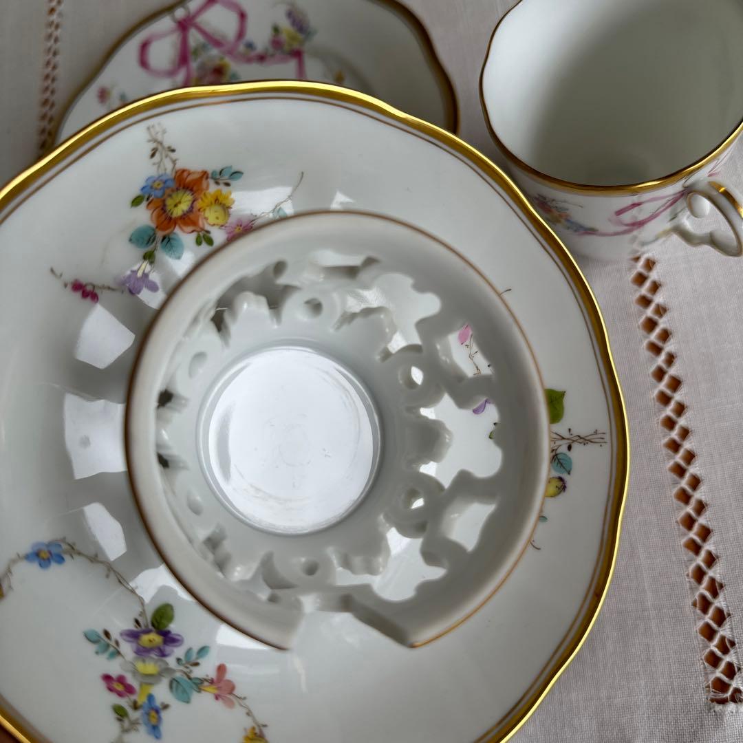 ★ ヘレンド　チョコレートカップ＆ソーサー ・プレート　セット ★ HEREND