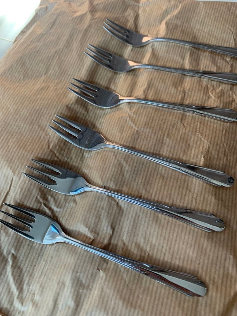 希少　美品　昭和初期モデル　ラッキーウッド　カトラリーセット 33点　レトロ