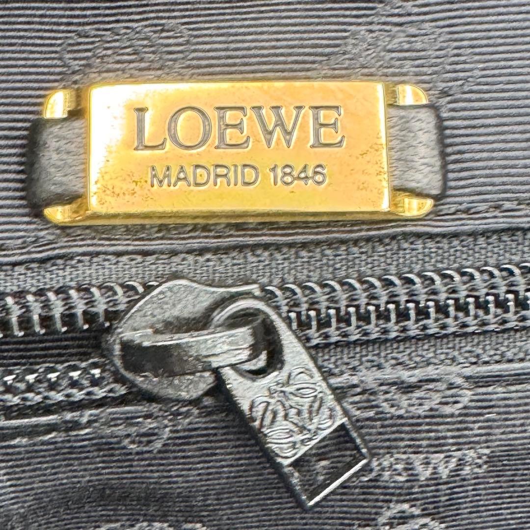 LOEWE ロエベ ナッパレザー トートバッグ ショルダーバッグ A4可 黒