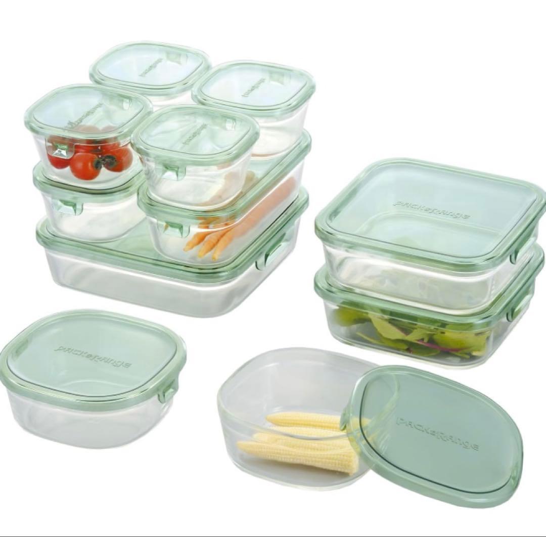 【新品未使用】イワキ 耐熱ガラス 11点セット（電子レンジ・オーブン可）