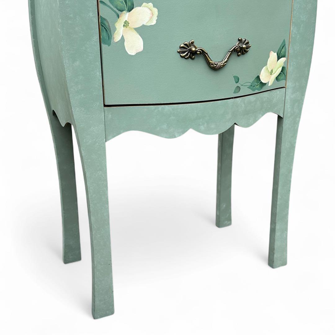 トールペイント ロココ調 コンソール サイドテーブル チェスト