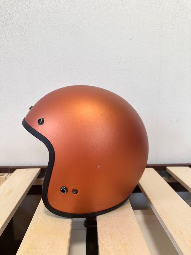 アライ　ヘルメット　クラシックmod ダスクオレンジ シールド付61-62cm