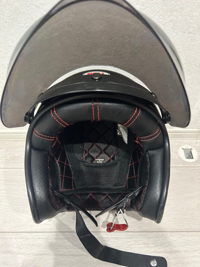 BELL マットブラック ヘルメット ミラーシールド