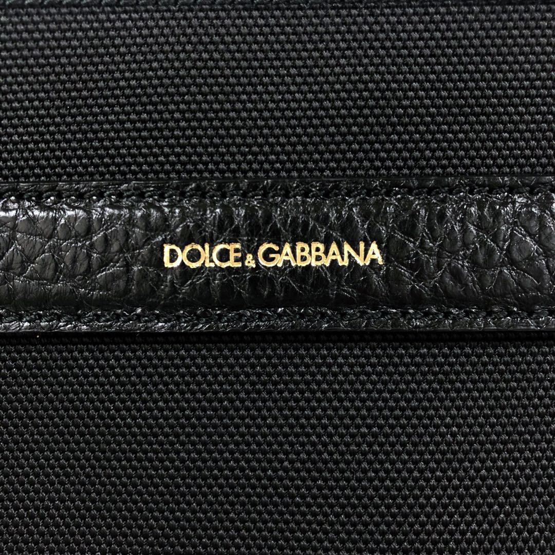 超美品 DOLCE&GABBANA ドルチェ＆ガッバーナ トートバッグ ブラック