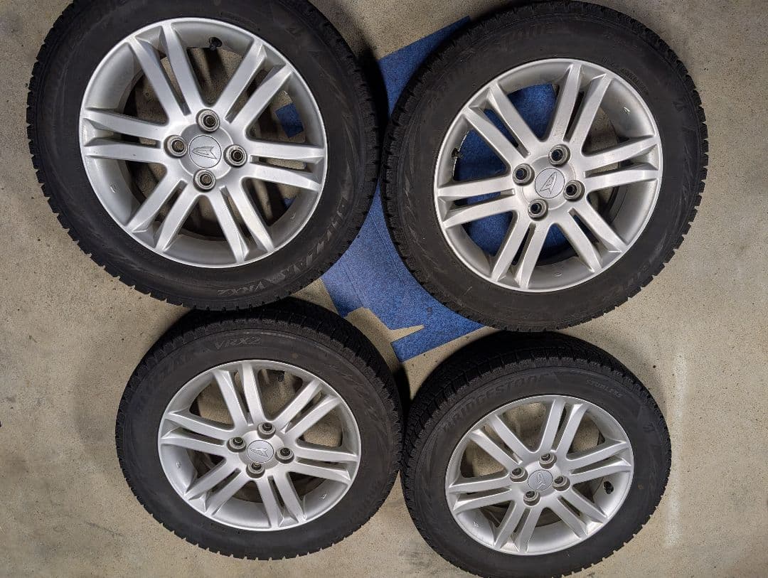 165/65R15ブリジストンBLIZZAKVRX2の四本セット