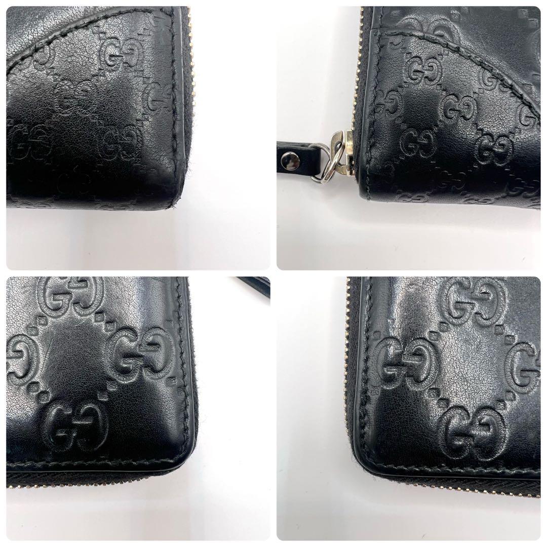 激レア✨GUCCI シマ　マイクロシマ　長財布　ユニセックス　インターロッキング