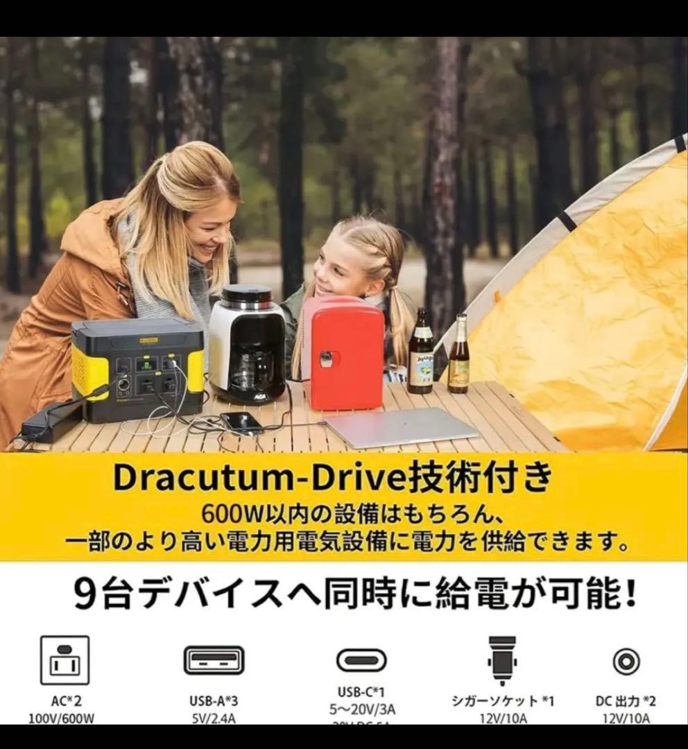 EVOPOW ポータブル電源 600W 専用バッグセット