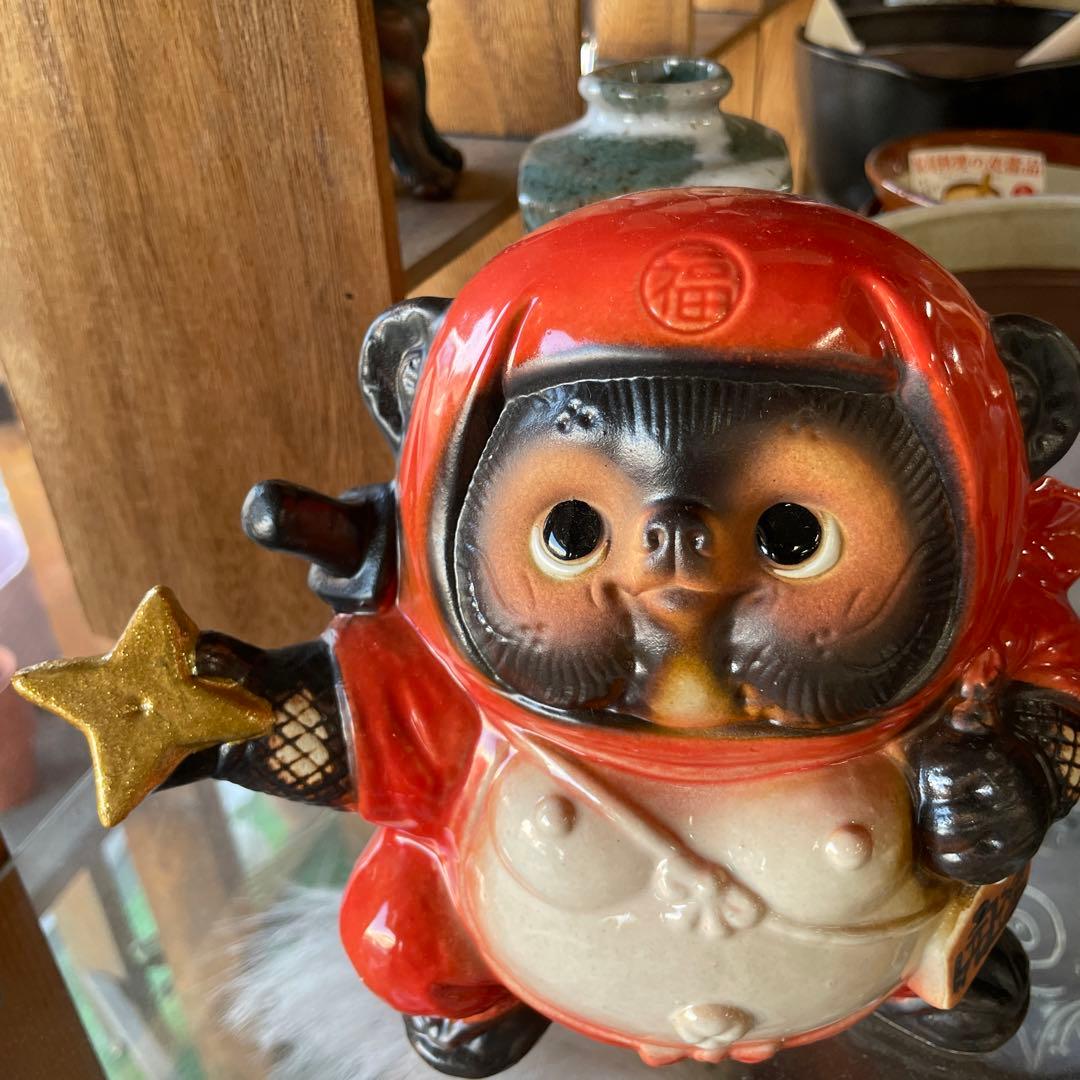 表情が可愛い！忍者くのいち狸！