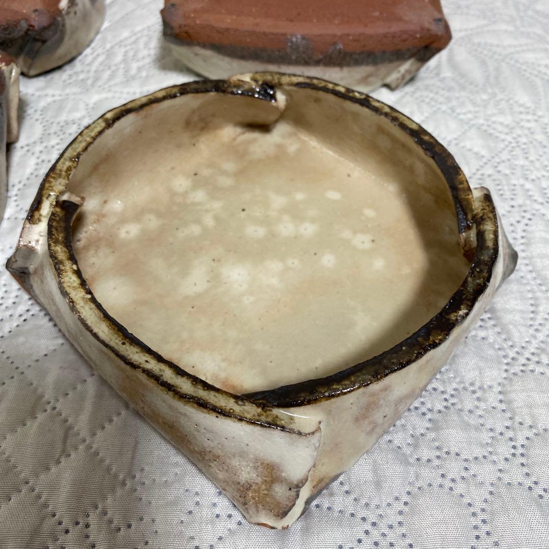 高級四角形皿4個セット 作家作品 茶会席 中皿 中鉢