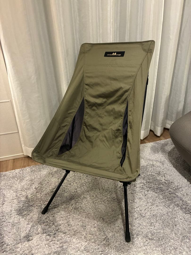 ※再度値下しました※　ogawa ツーアングルチェア L オリーブ2脚