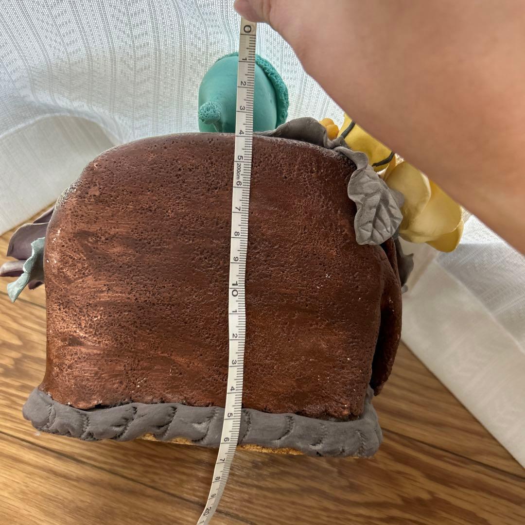 紙粘土創作人形　置き物　ハンドメイド　アンティーク　骨董品