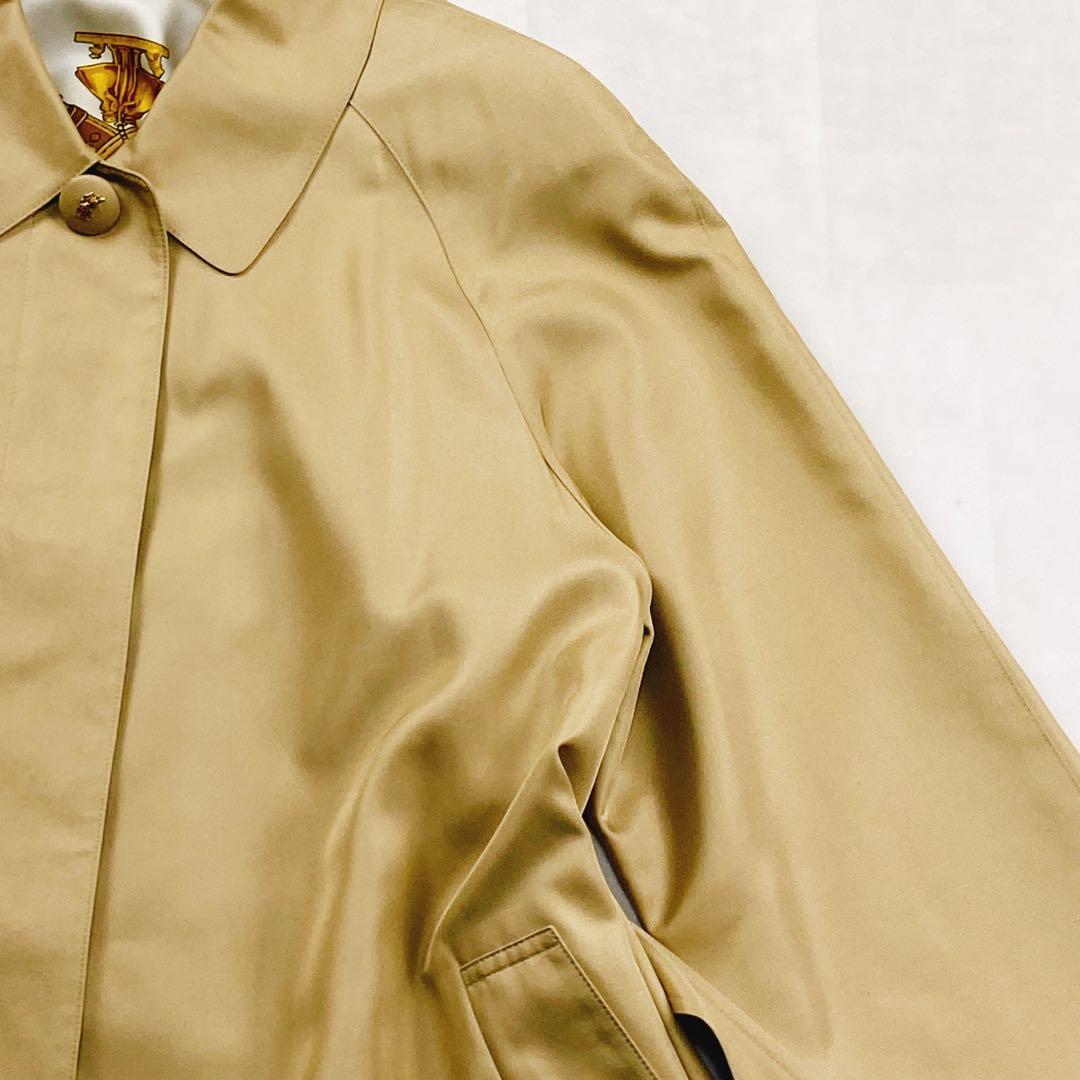 希少！極美品 金タグ バーバリー プレステージコレクション シルク スカーフ柄