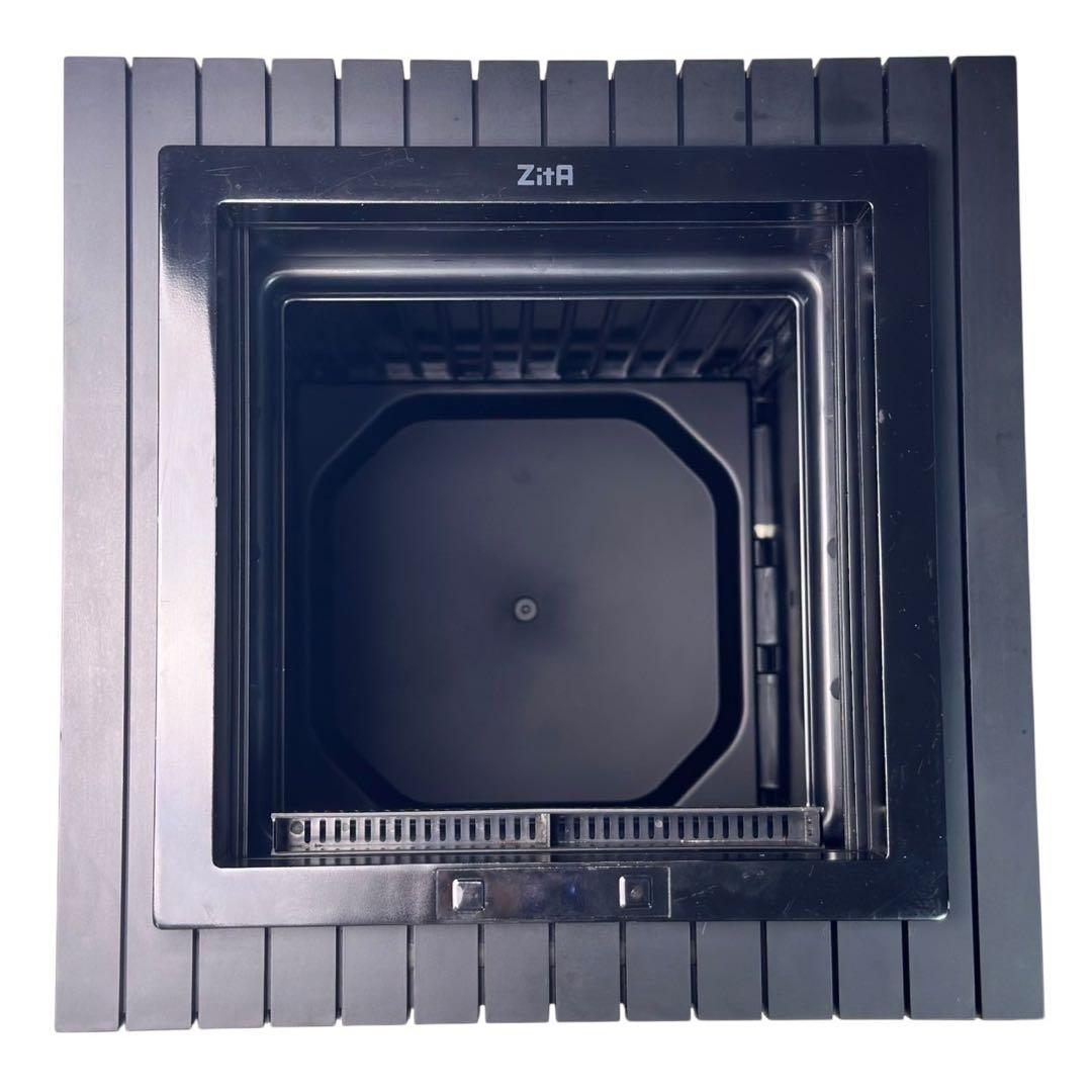 めいZitA 自動開閉ゴミ箱 スクエアタイプ ブラック