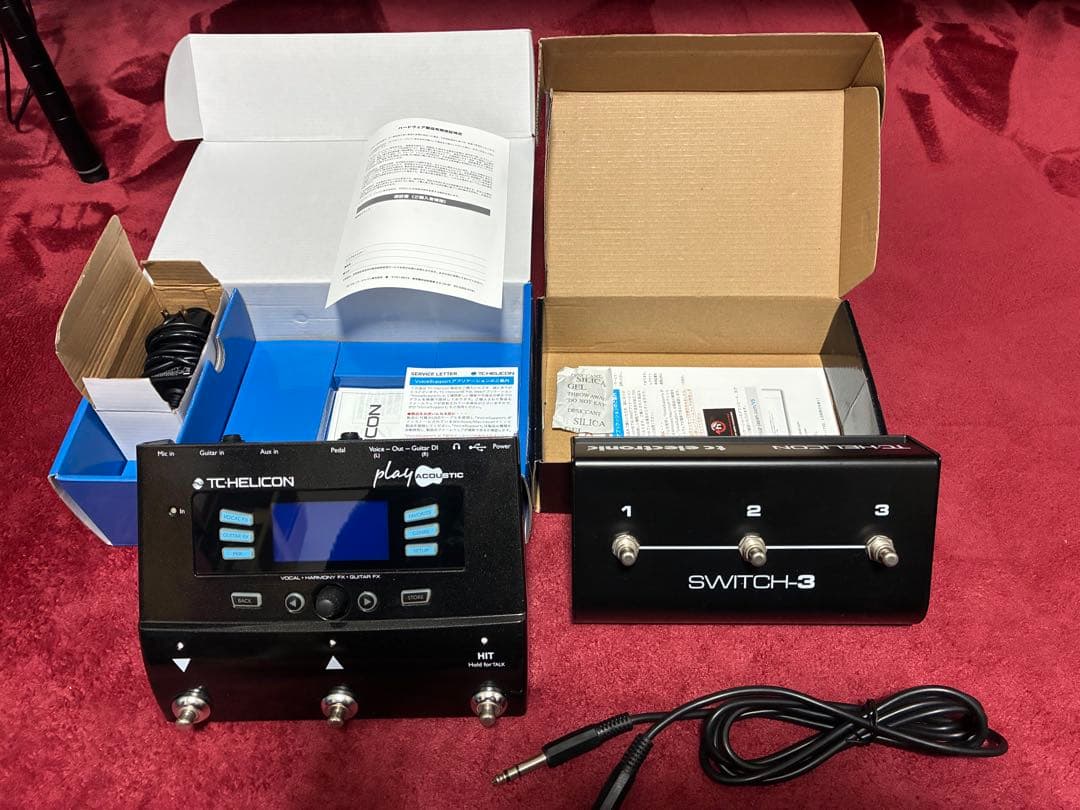 ギター TC Helicon play acoustic + SWITCH-3