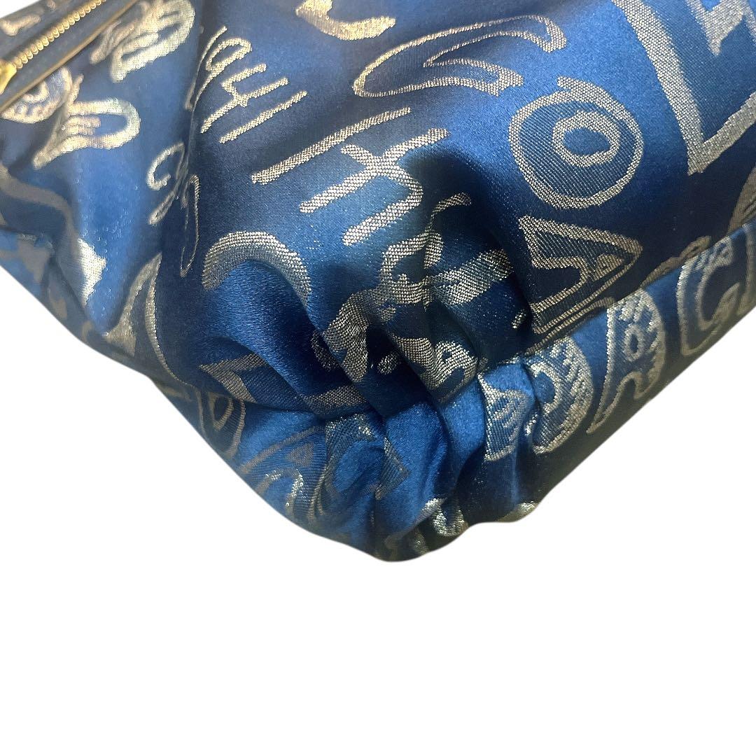 【極美品★人気】COACH POPPYトートバッグ ネイビー 肩掛け A4