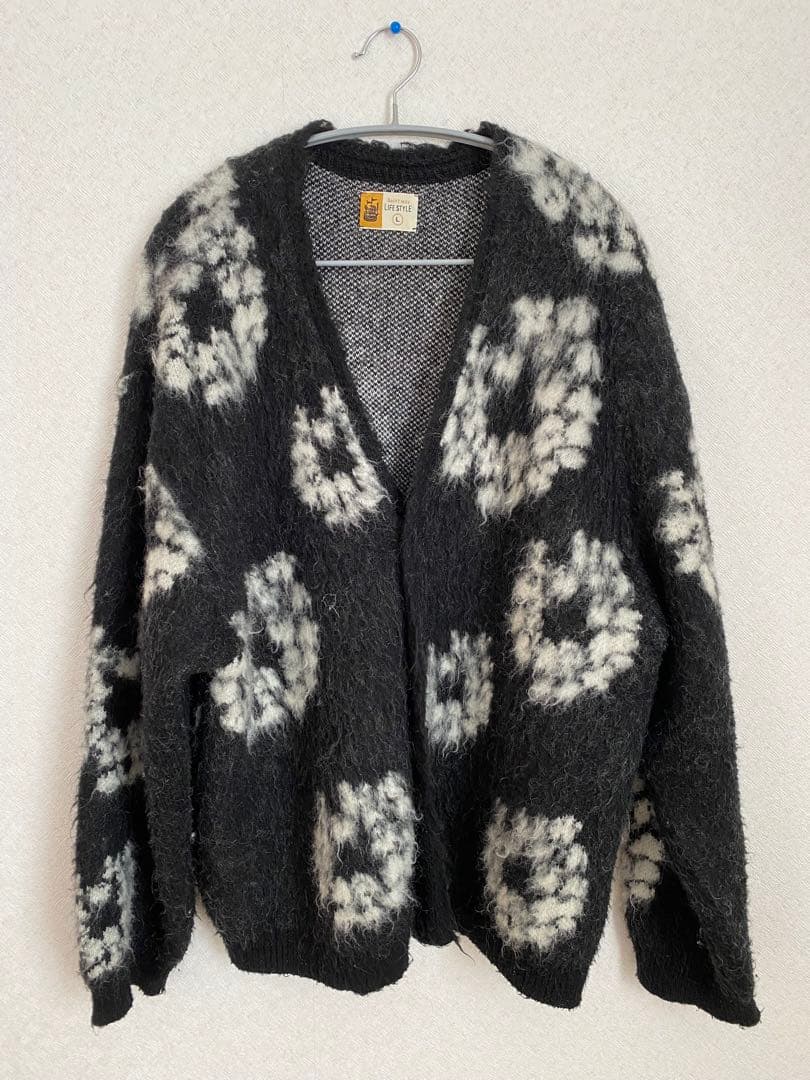 SAINT Mxxxxxx × DENIM TEARS モヘア カーディガン