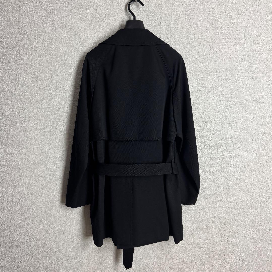 CABAN ブラックトレンチコートtomorrow land