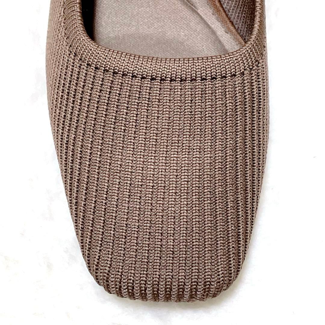 【美品】VIVAIA ビバイア　パンプス　スクエアトゥ ブラウン