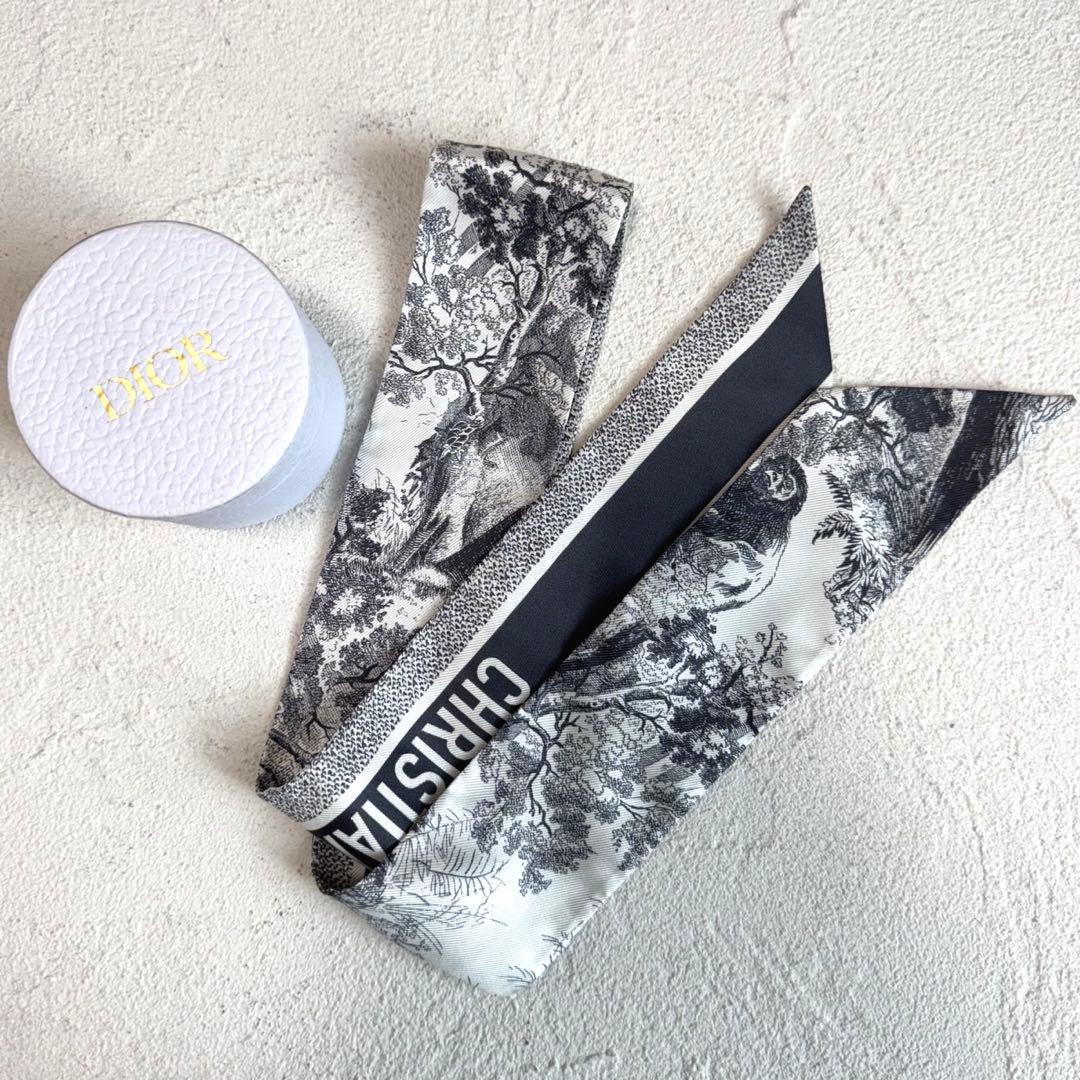 【未使用】Christian Dior ディオール ミッツァ シルク スカーフ