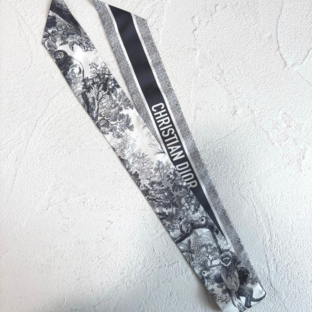 【未使用】Christian Dior ディオール ミッツァ シルク スカーフ
