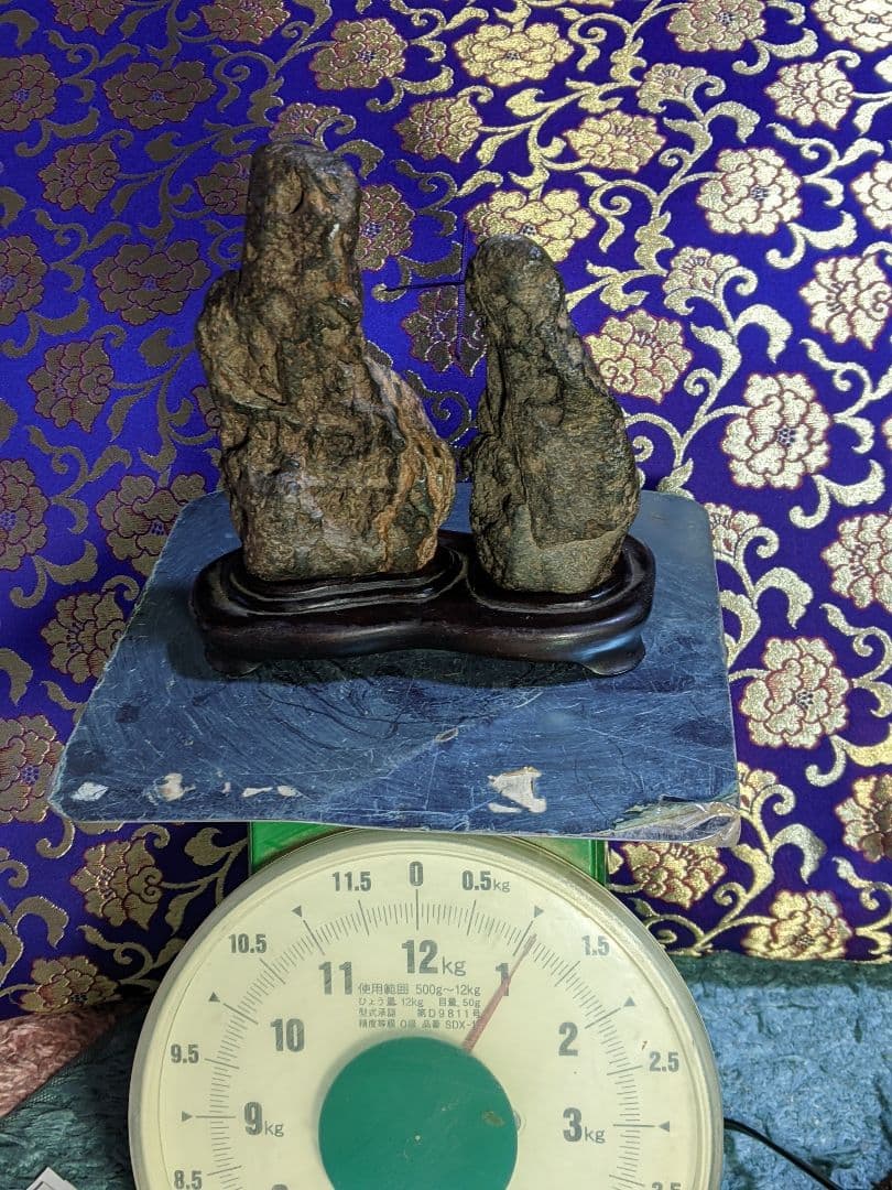 水石　揖斐川姿石　翁と媼