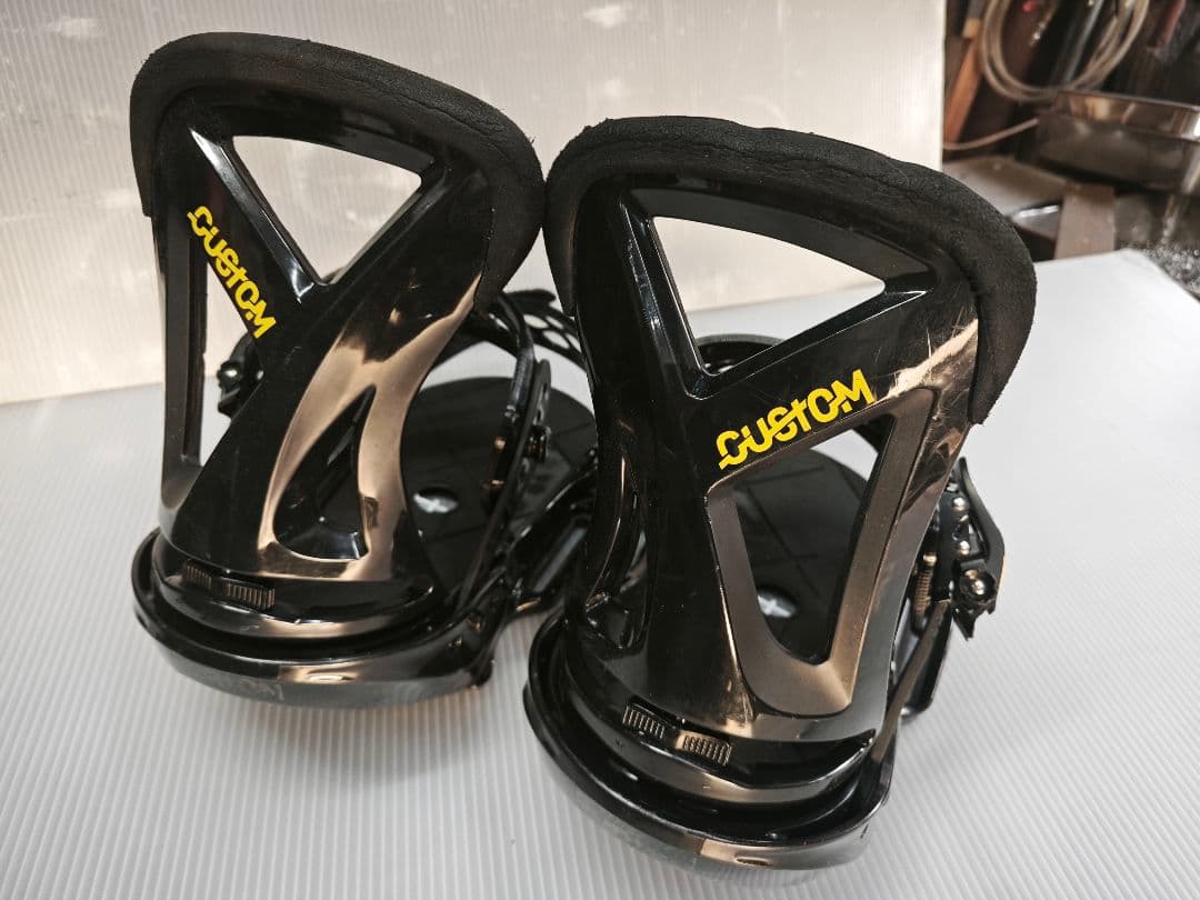 BURTON ビンディング CUSTOM est Lサイズ ストラップ新品交換