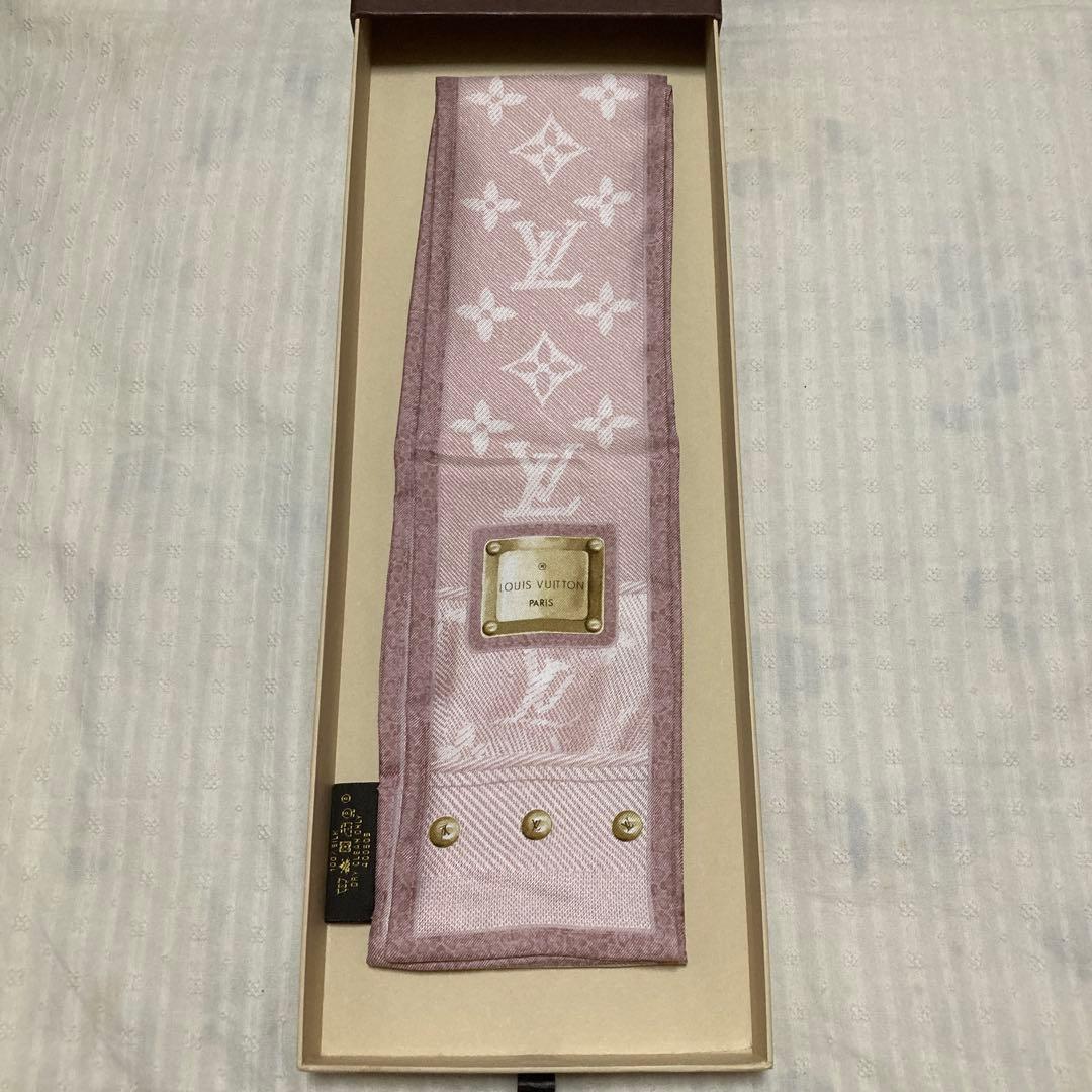 新品未使用　LOUIS VUITTON ルイヴィトンスカーフ　バンドーデニムLV