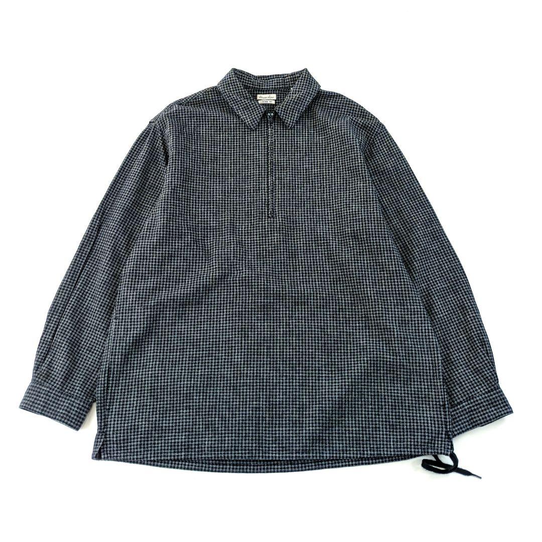 美品★スティーブンアラン　グラフチェック　ジッププルオーバーシャツ　2.2万　M