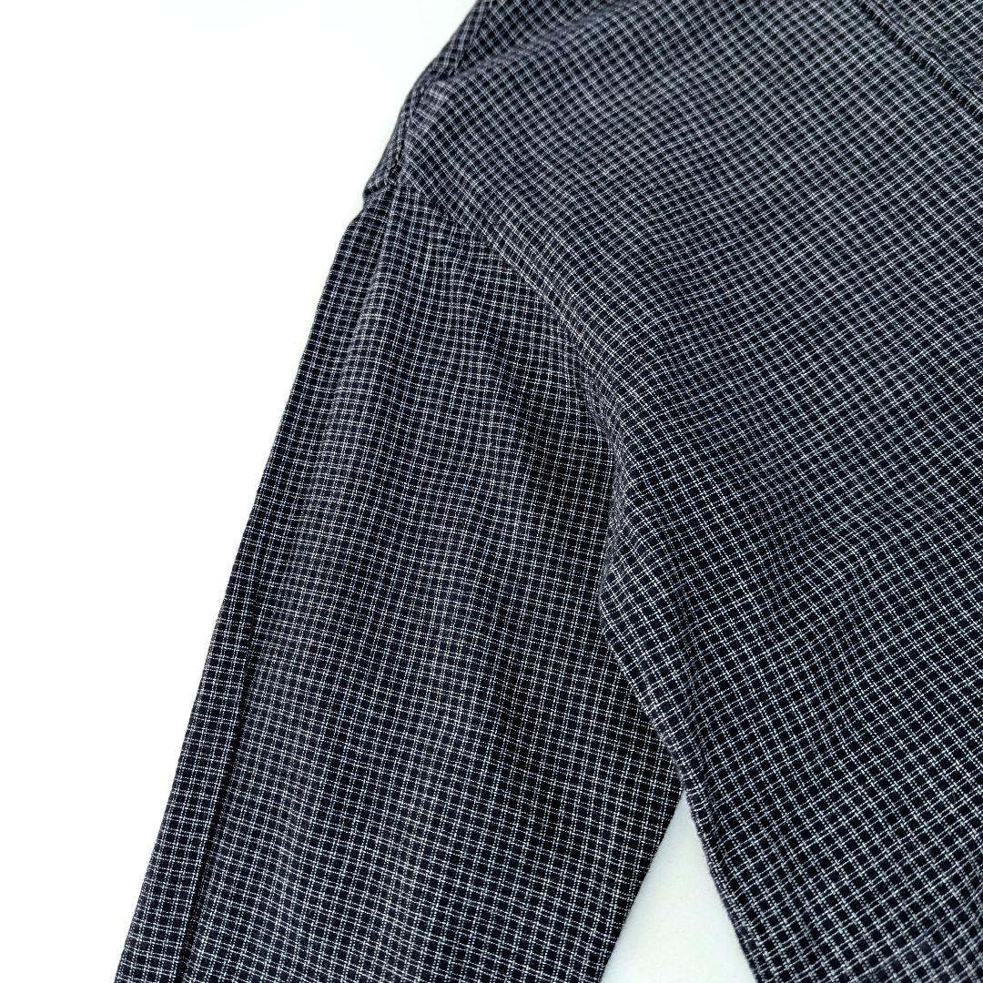 美品★スティーブンアラン　グラフチェック　ジッププルオーバーシャツ　2.2万　M