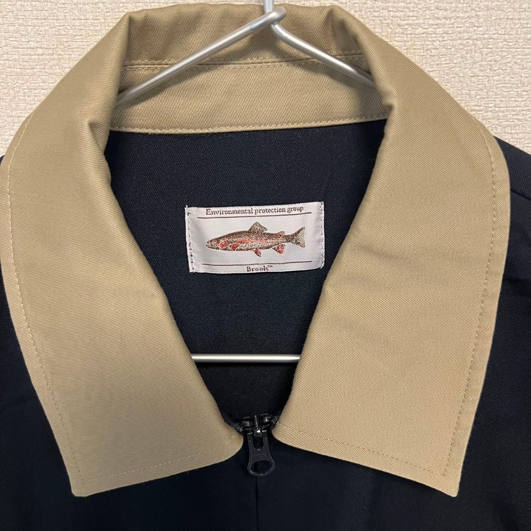 ゆ*ま様 Brook ジップアップジャケット ネイビー・ベージュ