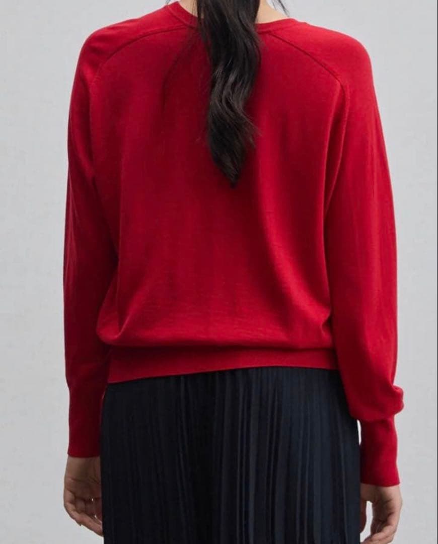 kotaさま専用★ウールハイゲージドルマンスリーブプルオーバー　レッド　M