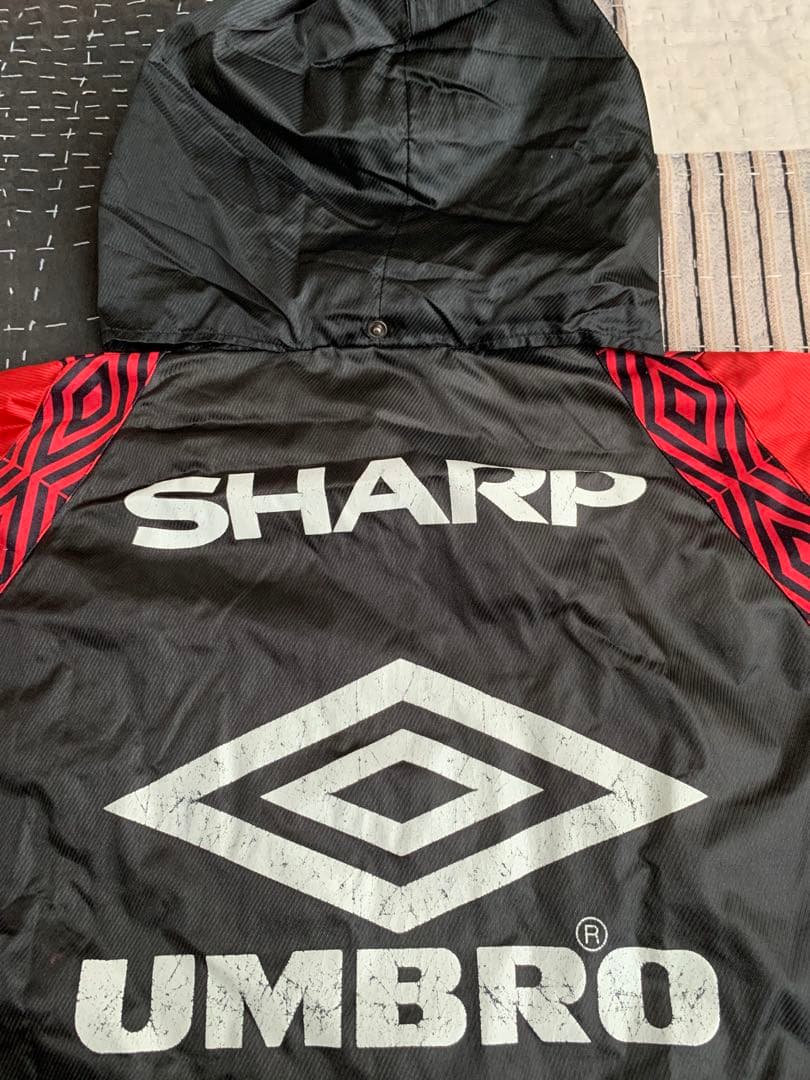 90s L UMBRO マンU vtg ジャケット アンブロ ベッカム プレミア