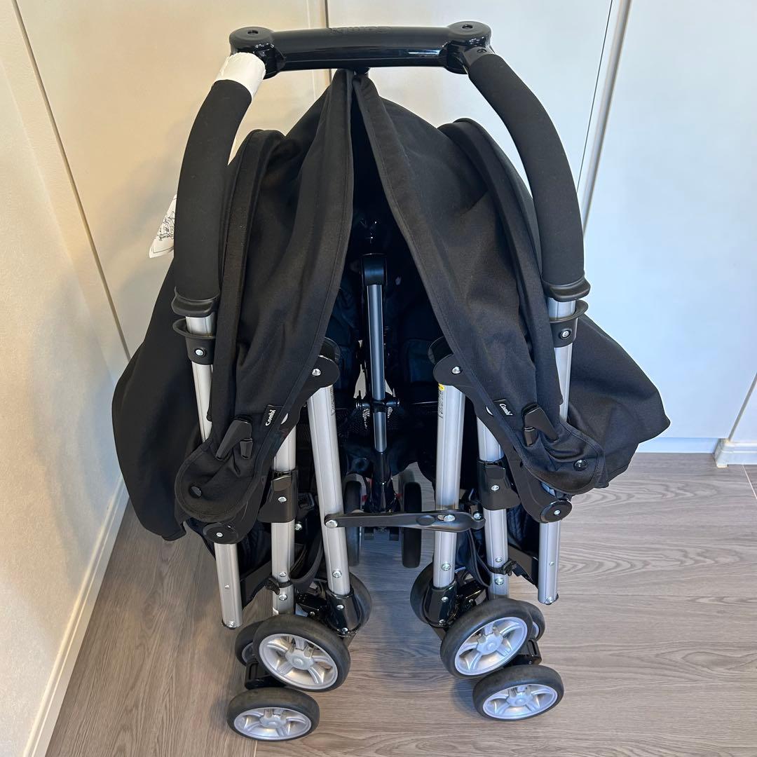 【極美品】Combi コンビ ツインスピン GC 2人乗り ベビーカー　双子