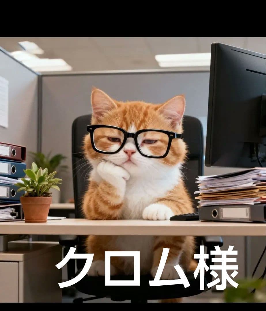 オーダーページ　ハンカチ　285 ねこちゃん柄1/17