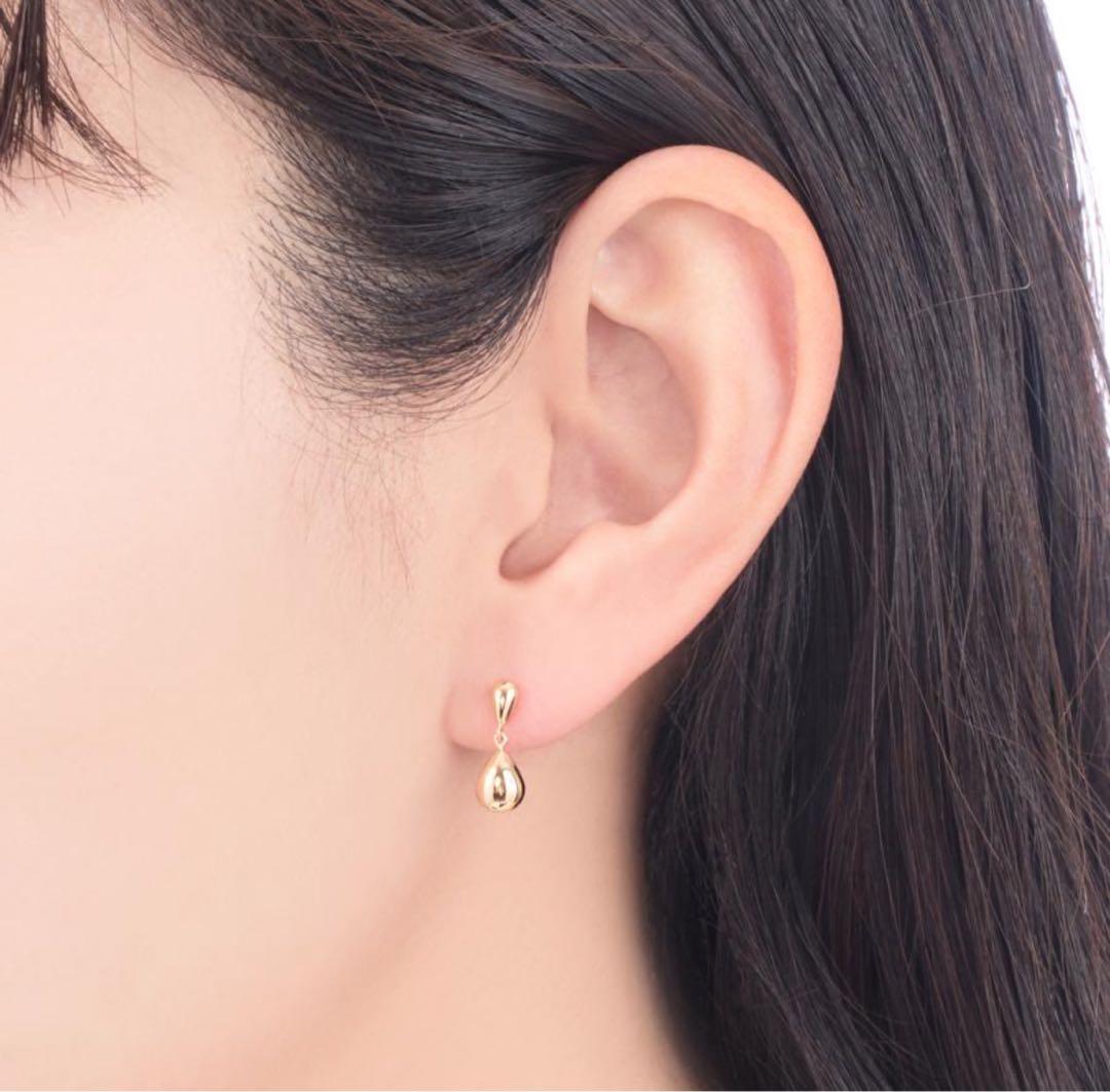 【現行品】ジュエリーツツミ　K18イエローゴールドピアス