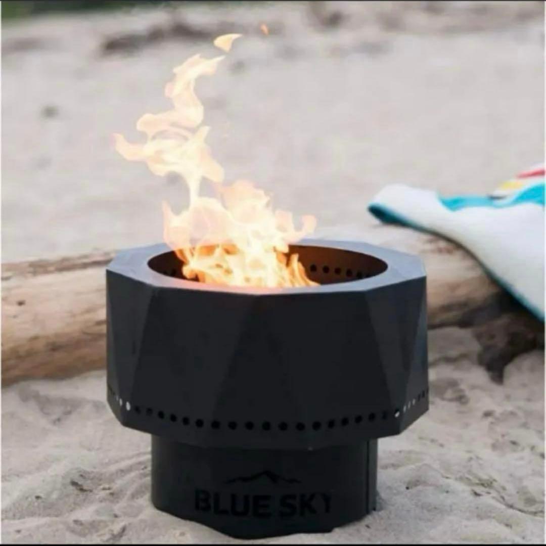 BLUE SKY 焚き火台 二次燃焼 ペレットストーブ