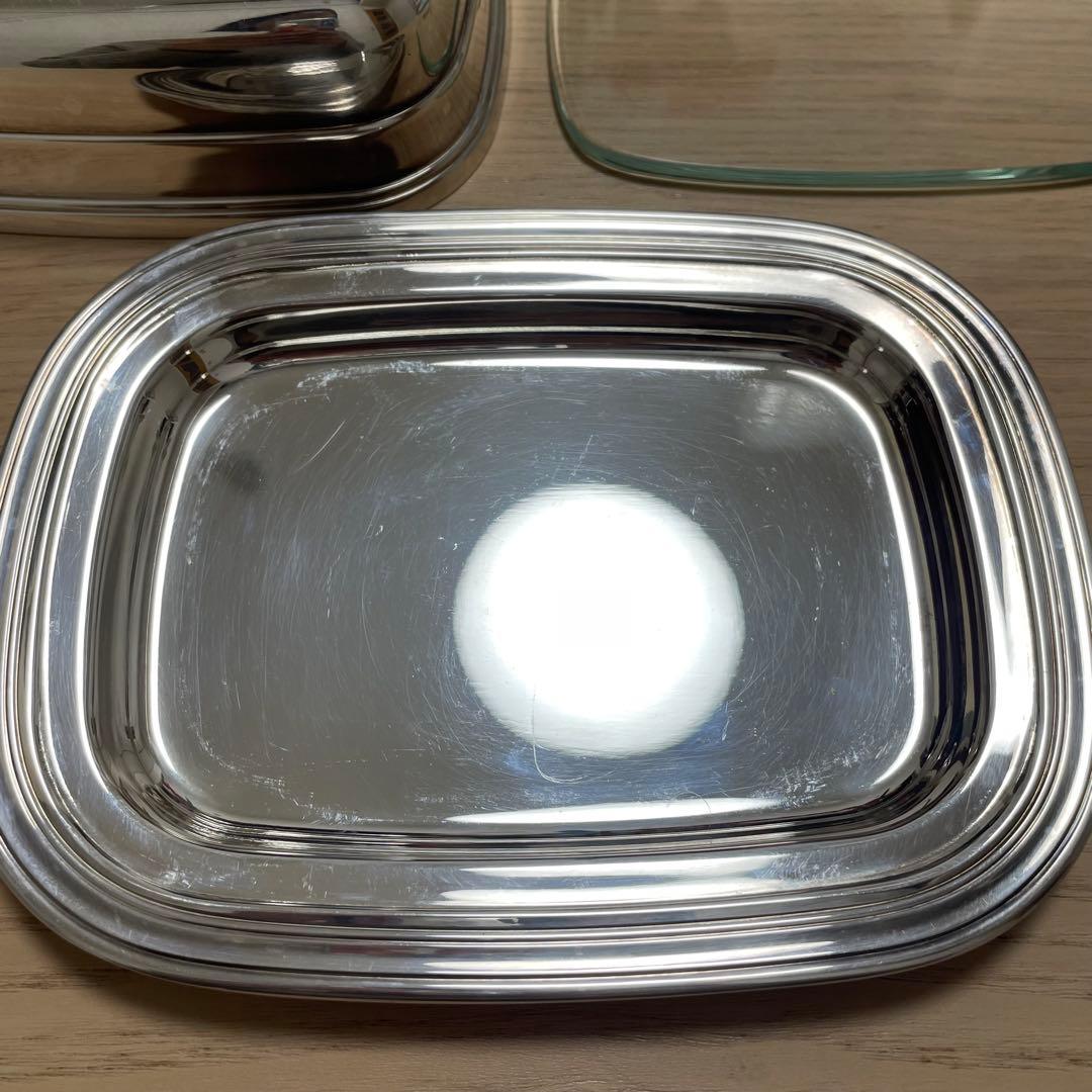 超希少 クリストフル Christofle バターケース バターディッシュ