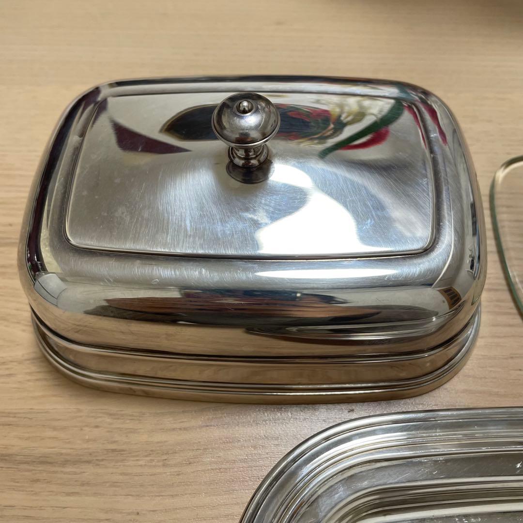 超希少 クリストフル Christofle バターケース バターディッシュ